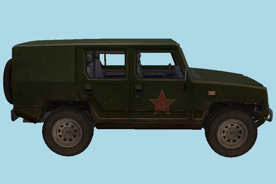 Military Truck 3d model